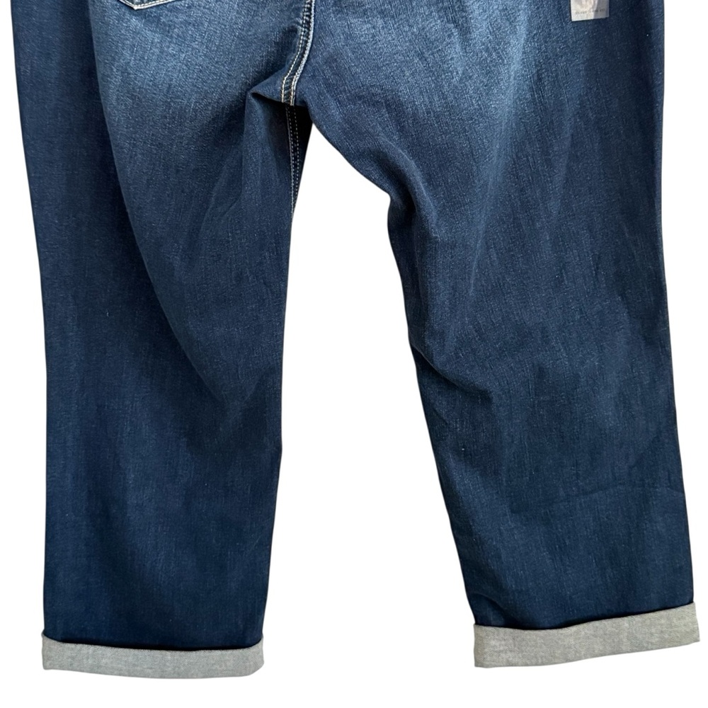 Silver Jeans Dark Blue Suki Capri  Denim Jeans size 18 - Picture 8 of 8